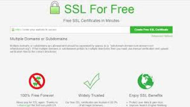 Free SSl by SSL For Free
