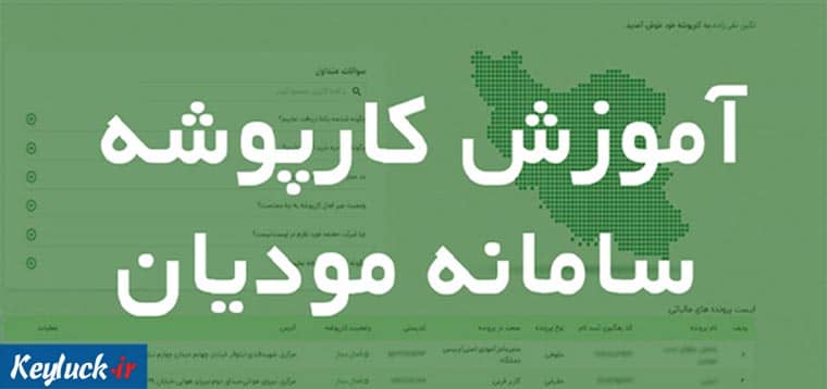 کار پوشه مودیان