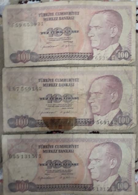 Old banknotes various countries 1