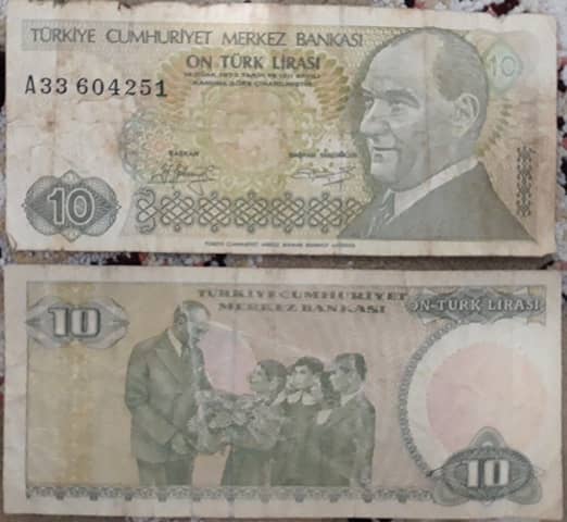 Old banknotes various countries 2