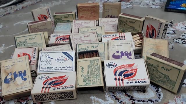 کبریت های کلاسیک سنتی قدیمی کلکسیونی