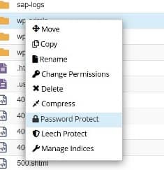 محافظت از پوشه Wp-admin