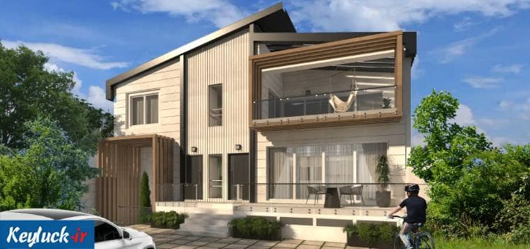 طراحی و ساخت ویلای مدرن کوچک با گروه مهندسی نتا