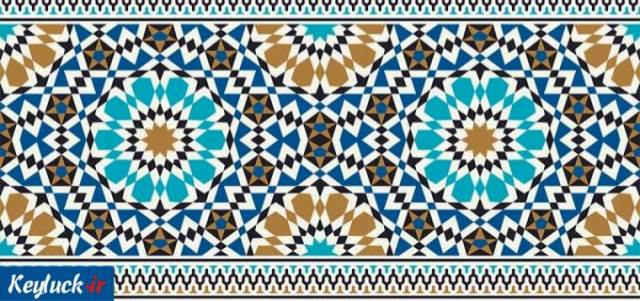 طرح کاشی سنتی ساده