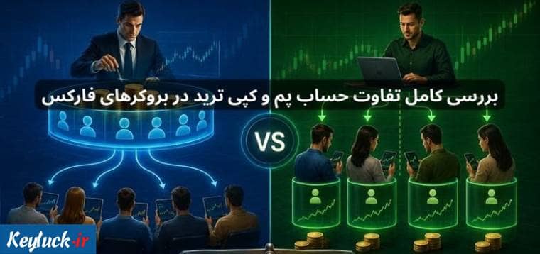 بررسی کامل تفاوت حساب پم و کپی ترید در بروکرهای فارکس